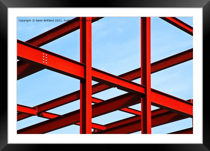abstract architecture Framed Mounted Print by Kevin Britland