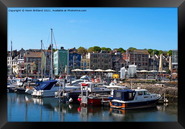 barbican plymouth Framed Print by Kevin Britland