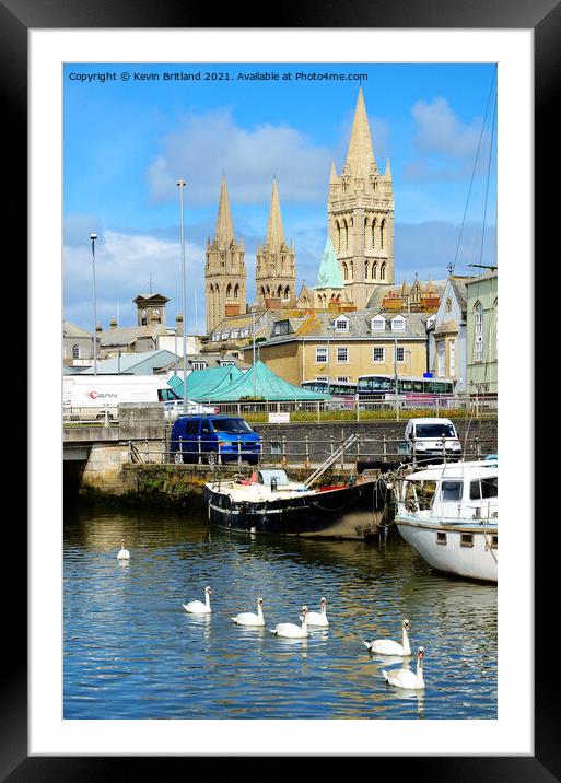 truro cornwall Framed Mounted Print by Kevin Britland