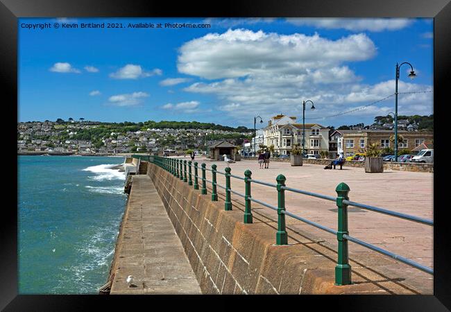 penzance cornwall Framed Print by Kevin Britland