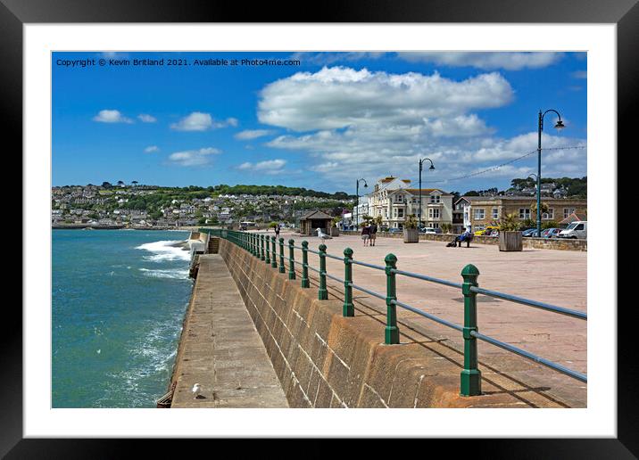 penzance cornwall Framed Mounted Print by Kevin Britland