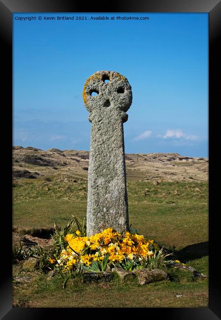 cornish cross Framed Print by Kevin Britland