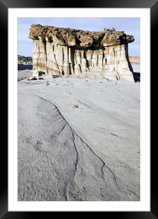 Bisti Rock Wall Framed Mounted Print by Luc Novovitch