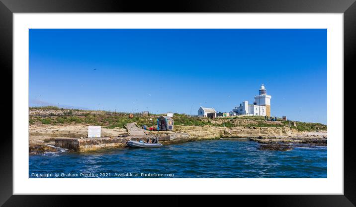 Coquet Island, Northumberland Framed Mounted Print by Graham Prentice