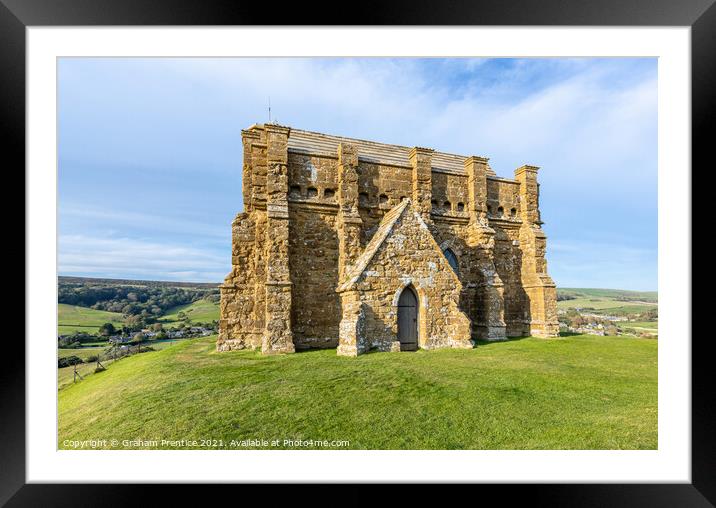 St Catherine's Chapel, Abbotsbury, Dorset Framed Mounted Print by Graham Prentice