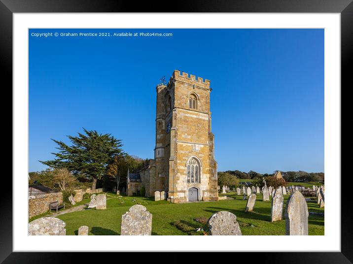 St Nicholas' Church, Abbotsbury Framed Mounted Print by Graham Prentice