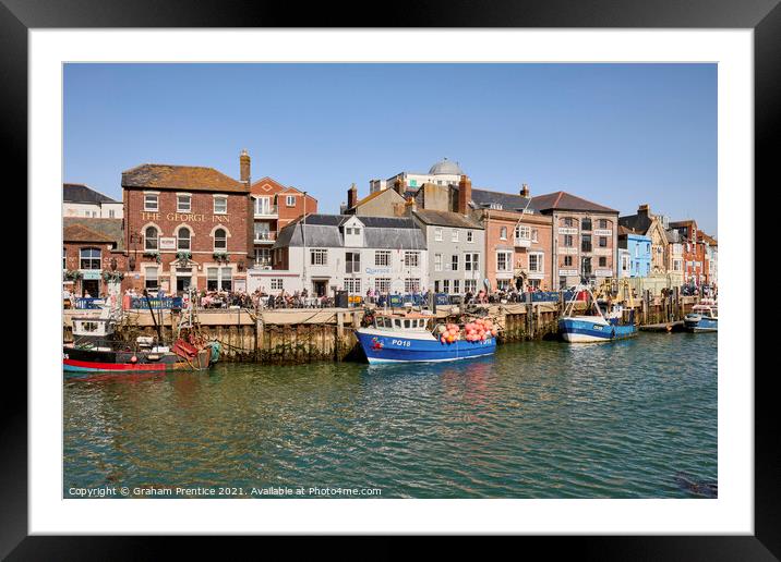 Weymouth Waterfront Framed Mounted Print by Graham Prentice