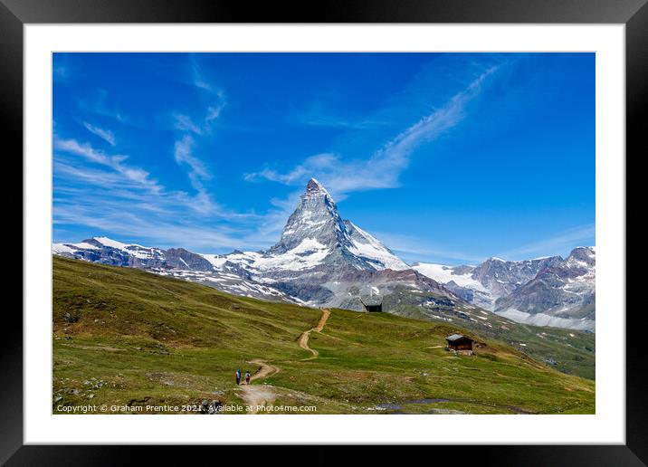 Matterhorn Vista From Riffelberg, Zermatt Framed Mounted Print by Graham Prentice