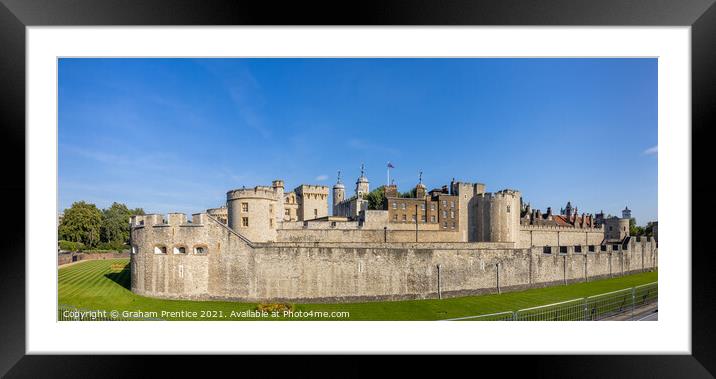 Tower of London Framed Mounted Print by Graham Prentice