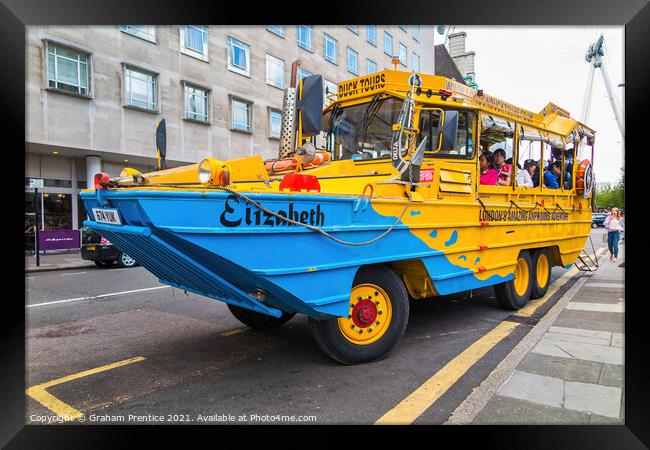 Elizabeth the DUKW Framed Print by Graham Prentice