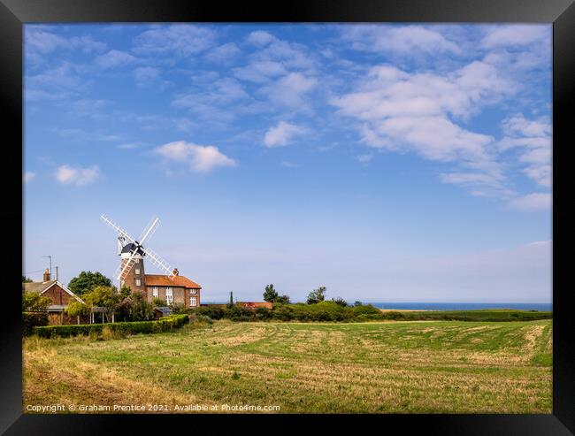 Weybourne Windmill, Norfolk Framed Print by Graham Prentice