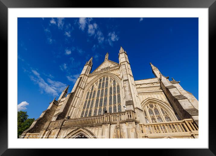 Winchester Cathedral  Framed Mounted Print by Graham Prentice