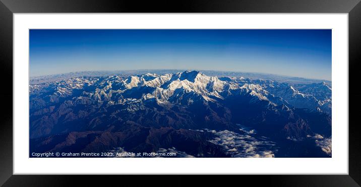 Mount Everest Framed Mounted Print by Graham Prentice