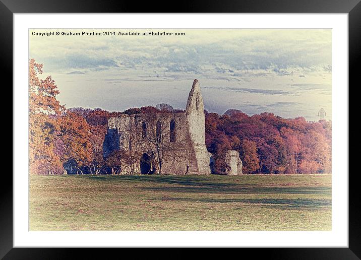 Newark Priory Framed Mounted Print by Graham Prentice