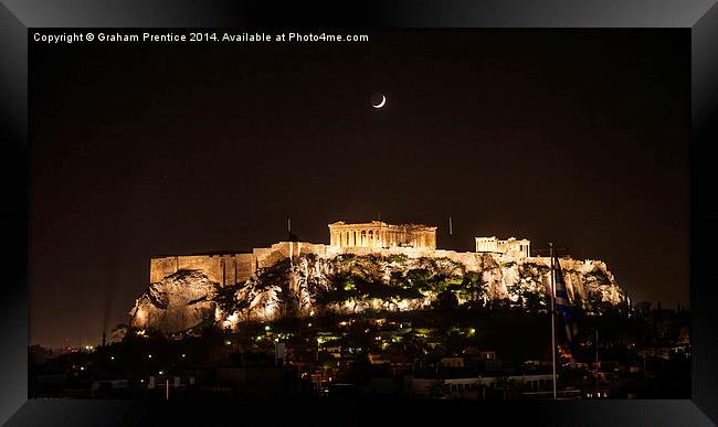 Acropolis, Athens Framed Print by Graham Prentice