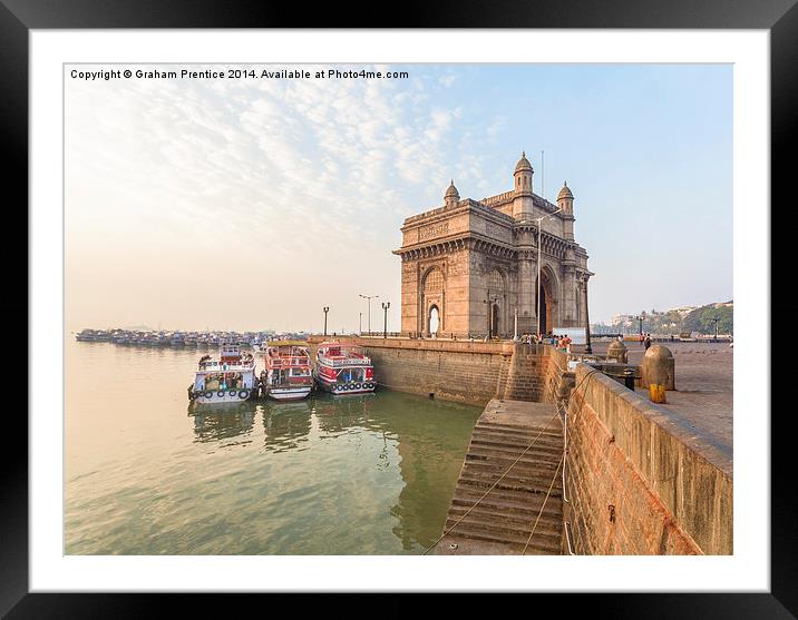 Gateway of India, Mumbai Framed Mounted Print by Graham Prentice