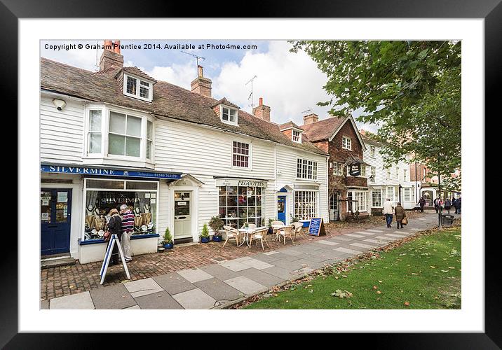 Peggottys Tea Shoppe Framed Mounted Print by Graham Prentice