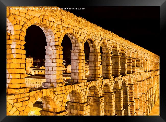 Aqueduct of Segovia Framed Print by Graham Prentice
