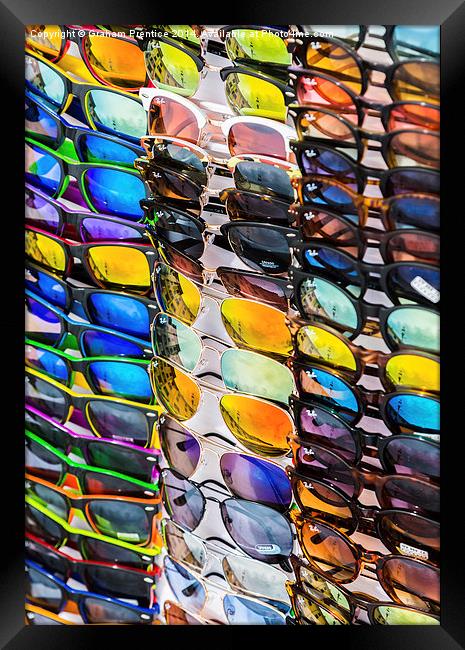 Sunglasses Heaven Framed Print by Graham Prentice