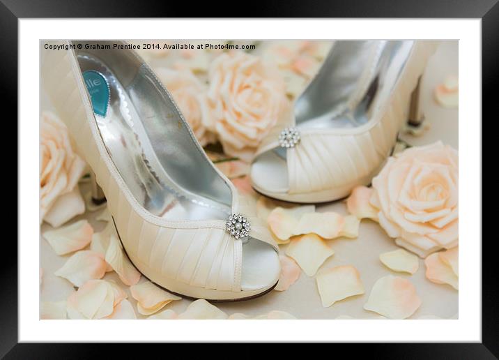 Satin Shoes Framed Mounted Print by Graham Prentice