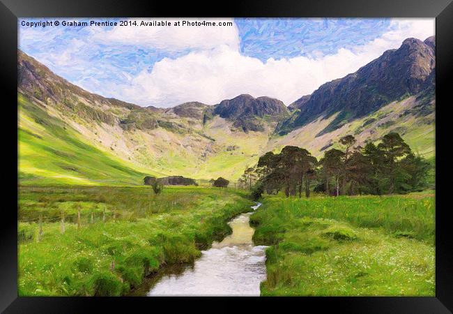 Warnscale Beck, Buttermere Framed Print by Graham Prentice