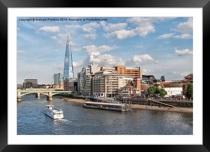 London Skyline Framed Mounted Print by Graham Prentice