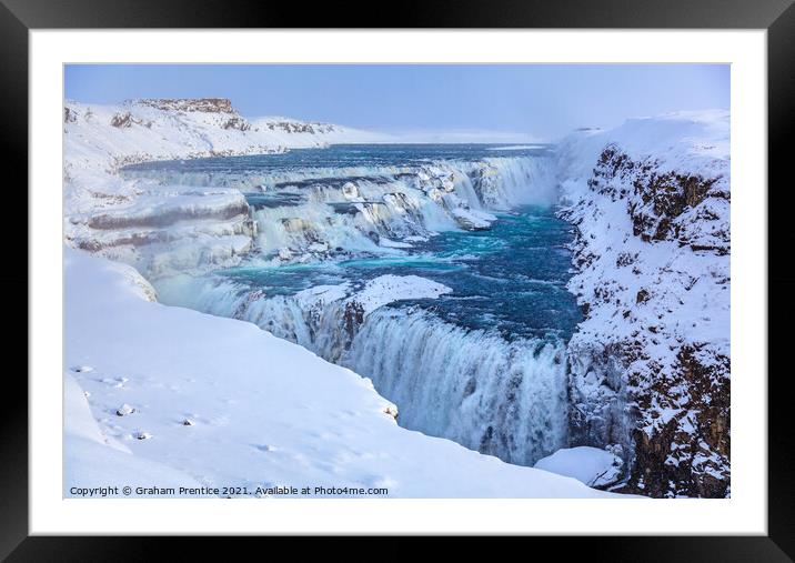 Gullfoss, Iceland Framed Mounted Print by Graham Prentice