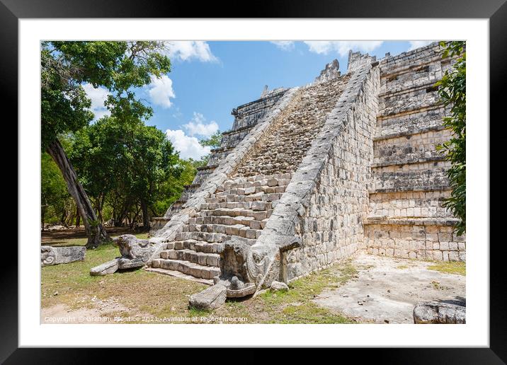 High Priest's Temple, Chichen Itza Framed Mounted Print by Graham Prentice