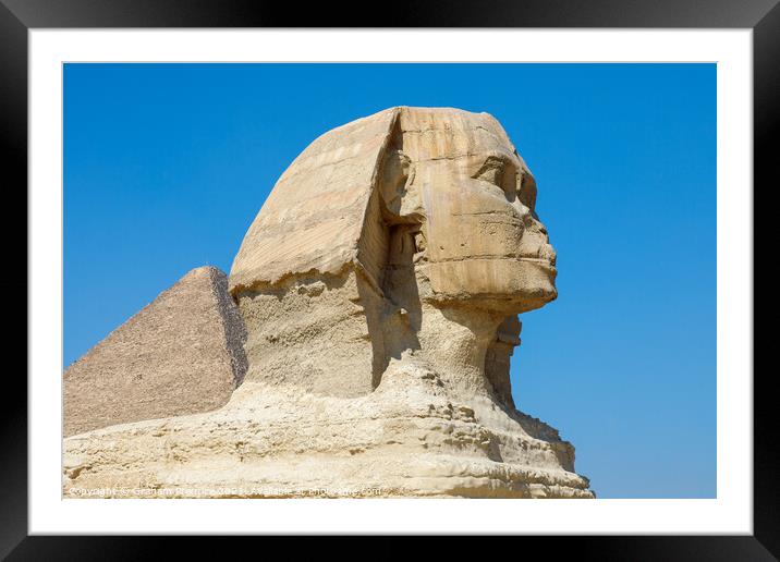 Great Sphinx of Giza Framed Mounted Print by Graham Prentice