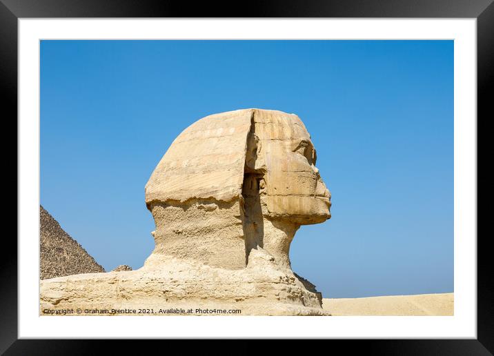 Great Sphinx of Giza Framed Mounted Print by Graham Prentice