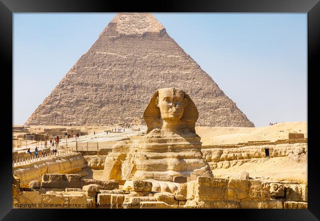 The Great Sphinx Framed Print by Graham Prentice