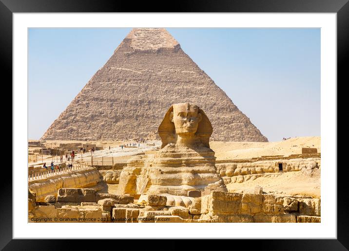 The Great Sphinx Framed Mounted Print by Graham Prentice