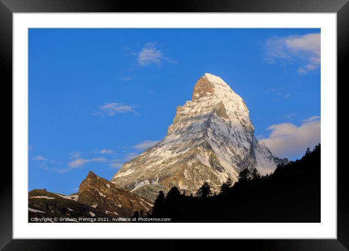The Iconic Matterhorn Framed Mounted Print by Graham Prentice