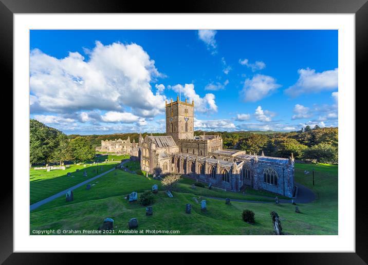 St David's Cathedral Framed Mounted Print by Graham Prentice