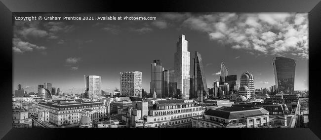 City of London Panorama Framed Print by Graham Prentice