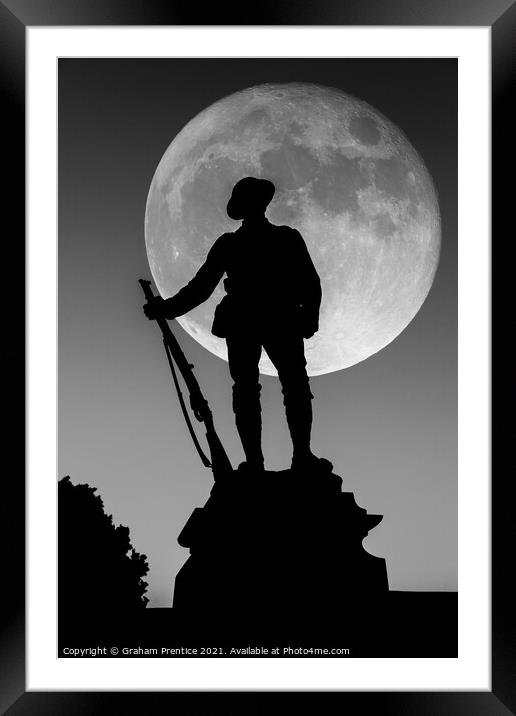 Tommy and the Moon Framed Mounted Print by Graham Prentice