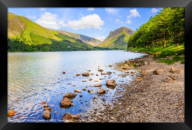 Buttermere and Fleetwith Pike Framed Print by Graham Prentice