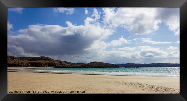 Polin Beach Framed Print by John Barratt