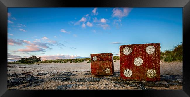 Bamburgh seven Framed Print by Richard Armstrong