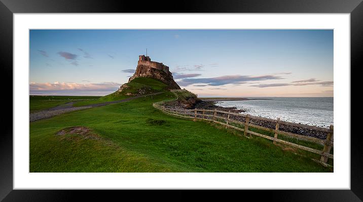 Lindisfarne Castle Framed Mounted Print by Richard Armstrong