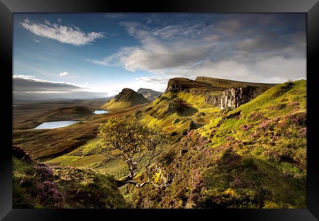  Morning light on the Quiraing Framed Print by Richard Armstrong