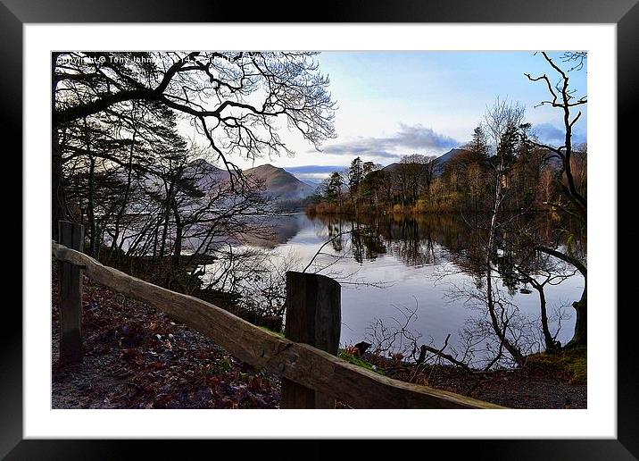  Catbells from Derwentwater Framed Mounted Print by Tony Johnson