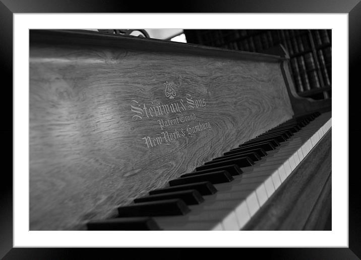 Piano Framed Mounted Print by Stuart Fox