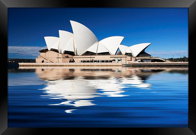 Iconic Sydney Opera House Framed Print by Sheila Smart