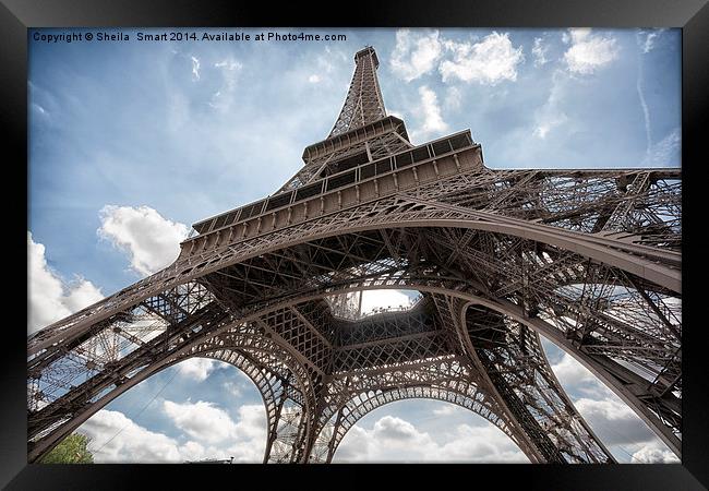 Eiffel Tower, Paris Framed Print by Sheila Smart