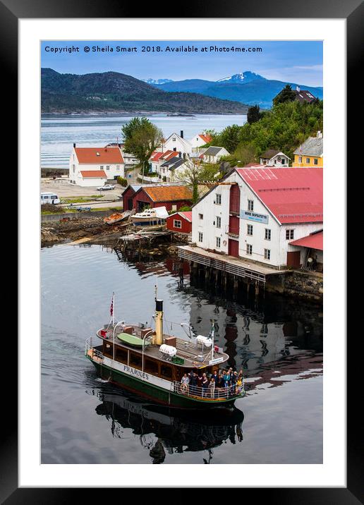 Kristiansund, Norway Framed Mounted Print by Sheila Smart