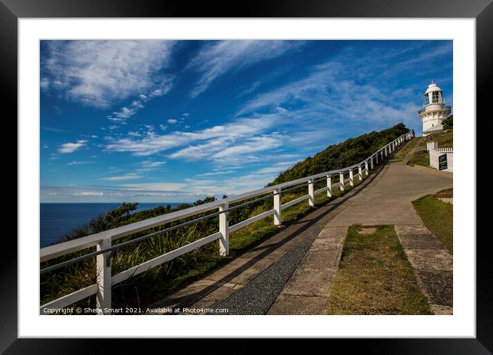 Smoky Cape lighthouse Framed Mounted Print by Sheila Smart