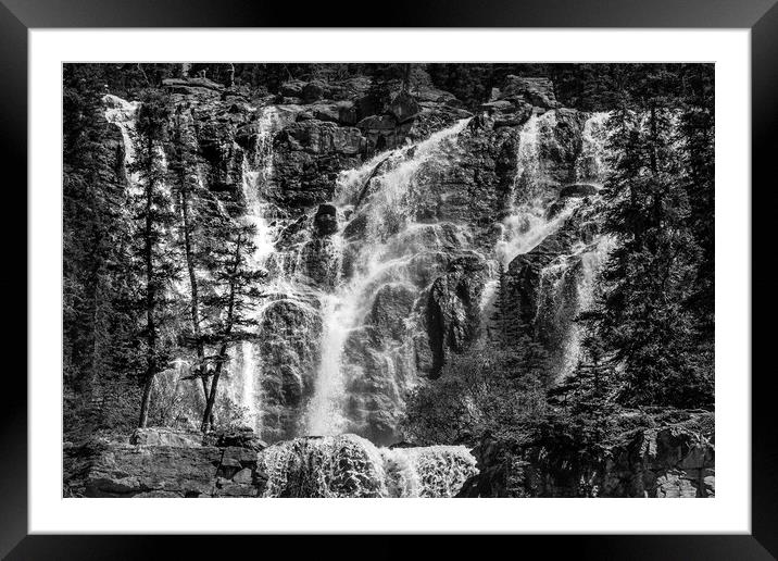 Bridal Veil Falls, Banff National Park Framed Mounted Print by LensLight Traveler