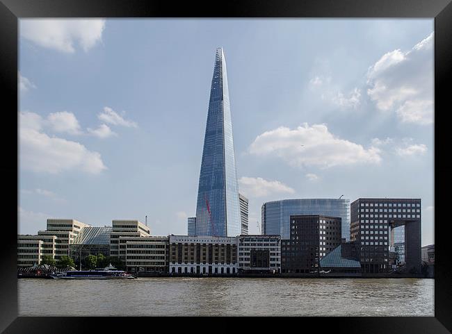 The Shard from Old Billingsgate Framed Print by LensLight Traveler