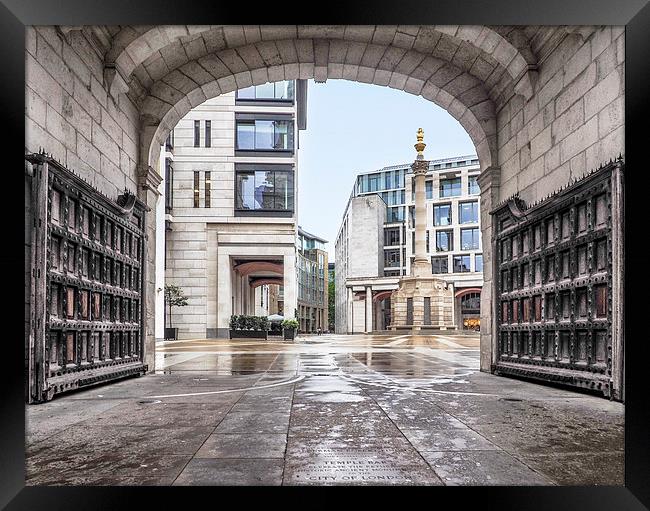 Archway To Paternoster Square Framed Print by LensLight Traveler